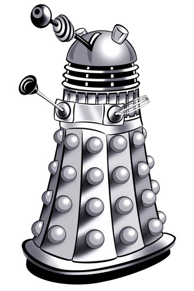 Dalek - Cartoon-Illustration von Neale Osborne